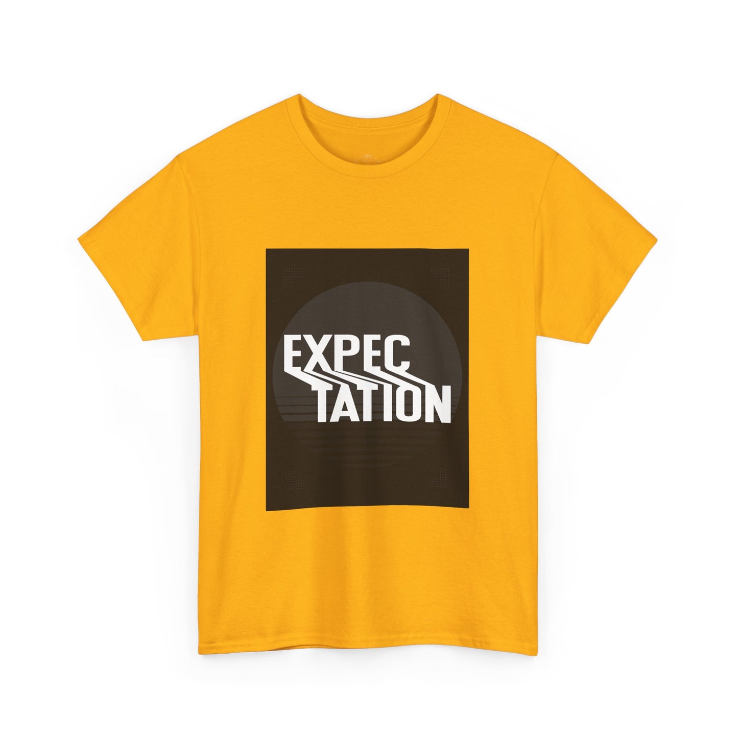 Expectations Unisex Heavy Cotton Tee - Comfortable Casual Wear for Everyday