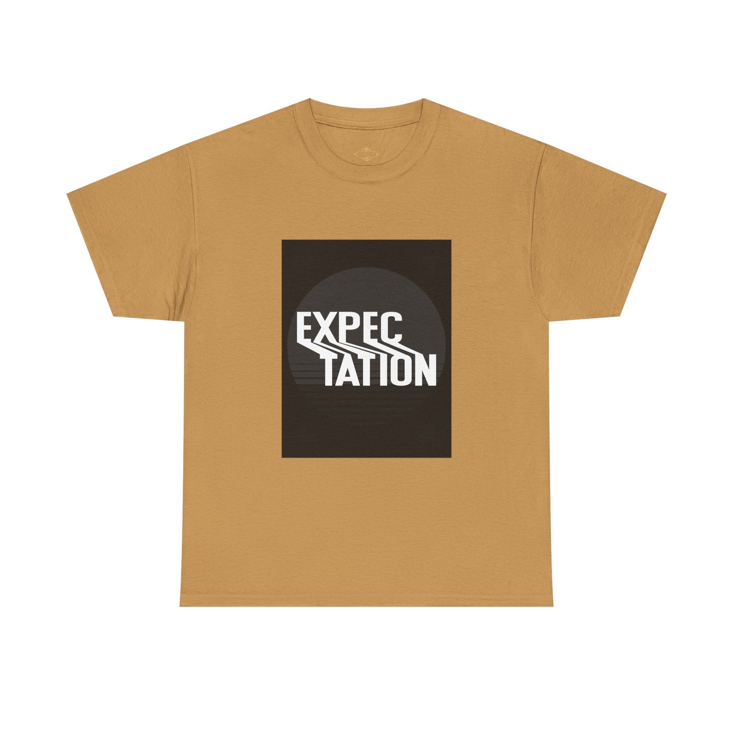 Expectations Unisex Heavy Cotton Tee - Comfortable Casual Wear for Everyday