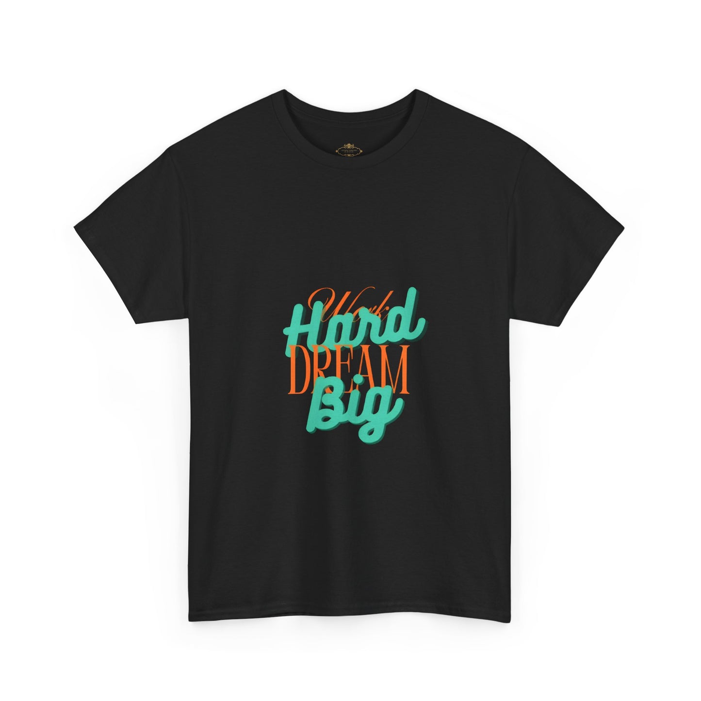 'Dream Big' Unisex Heavy Cotton Tee - Motivational Graphic T-Shirt for Dreamers