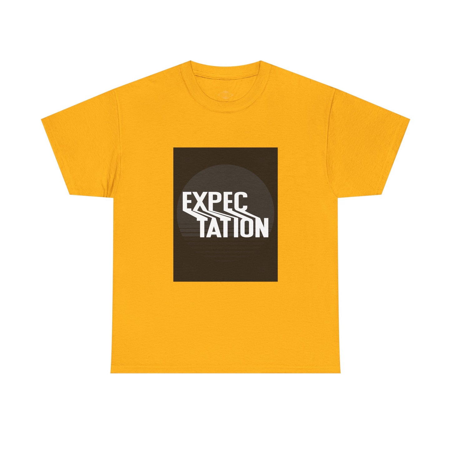 Expectations Unisex Heavy Cotton Tee - Comfortable Casual Wear for Everyday