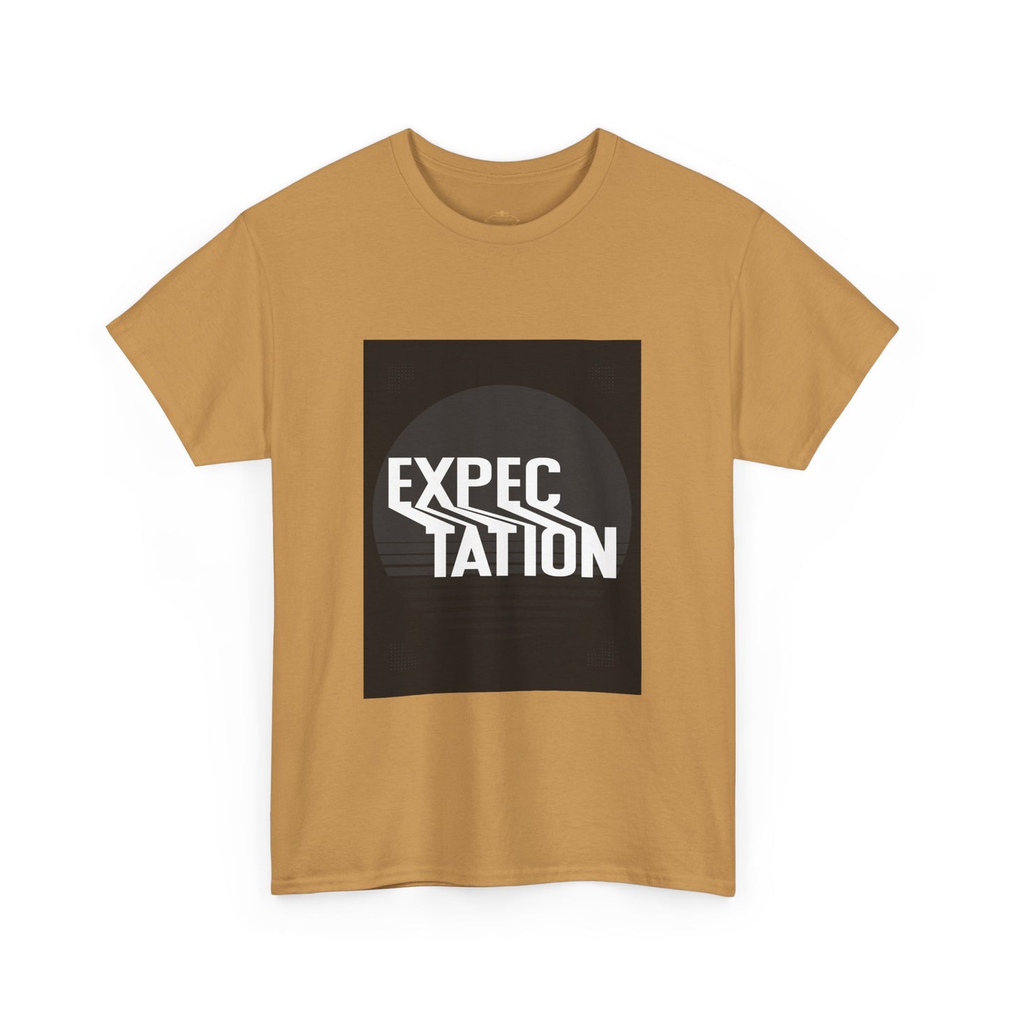 Expectations Unisex Heavy Cotton Tee - Comfortable Casual Wear for Everyday