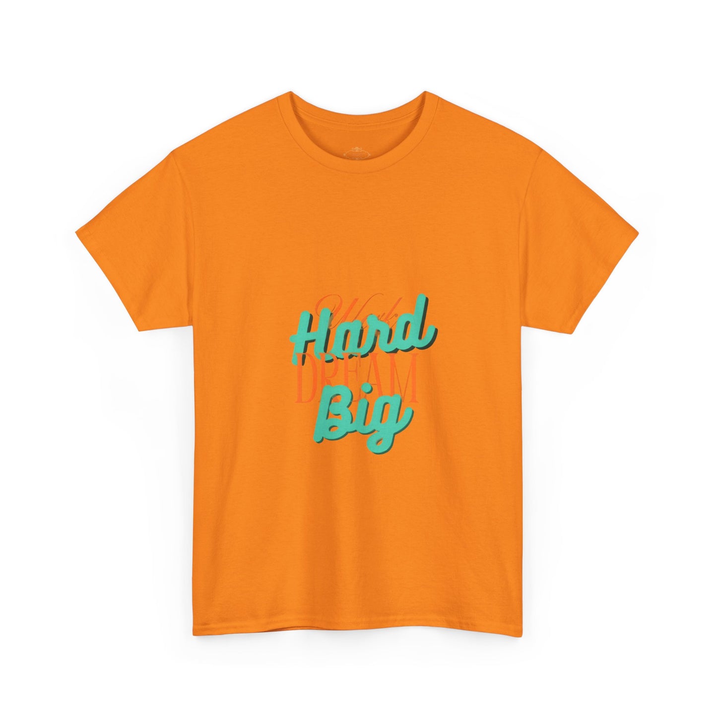 'Dream Big' Unisex Heavy Cotton Tee - Motivational Graphic T-Shirt for Dreamers